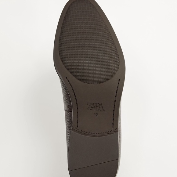ZARA TASSELED LEATHER LOAFERS SZ 6 LEATHER LOAFERS